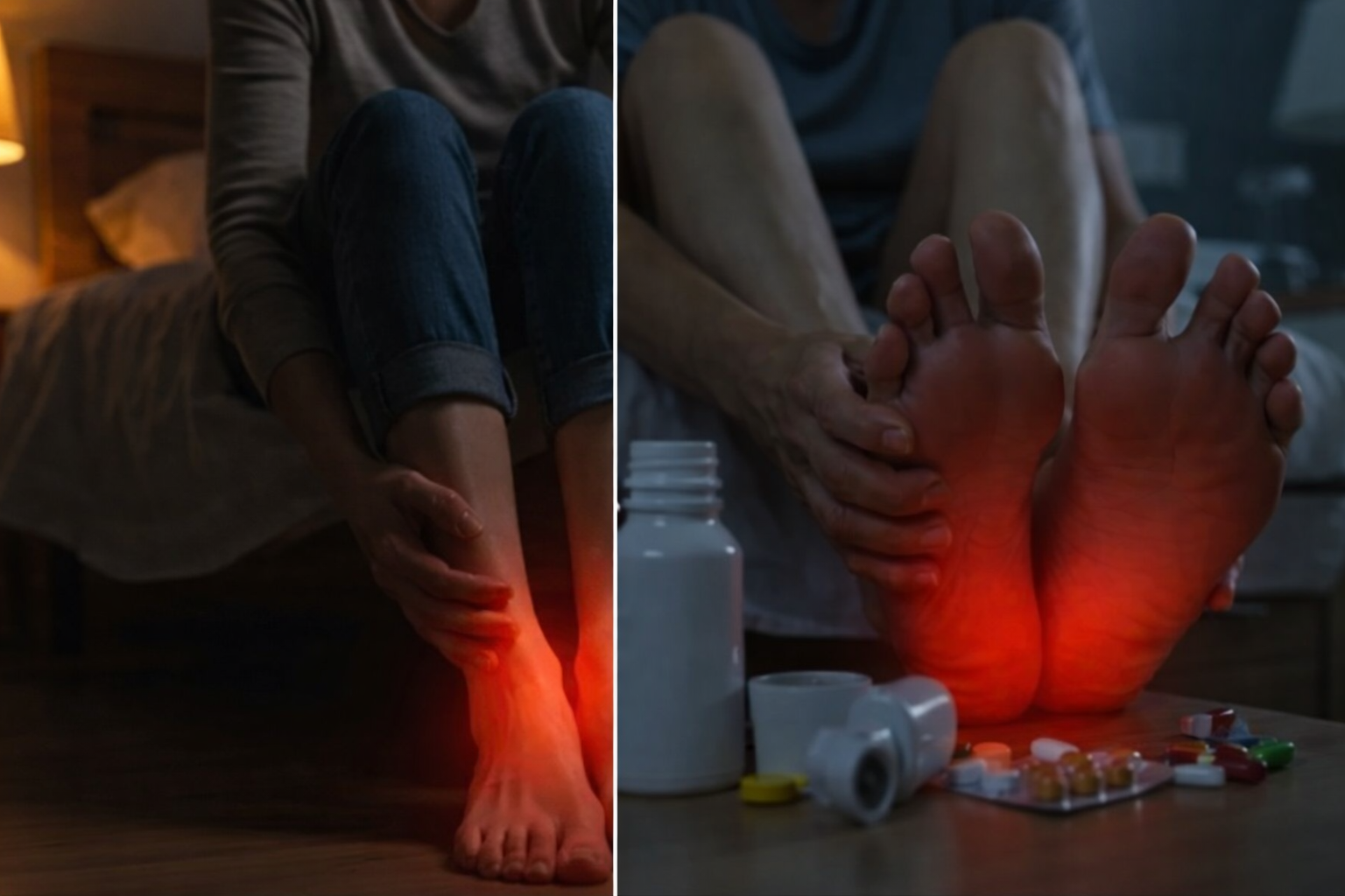 Burning and tingling feet at night - neuropathy pain